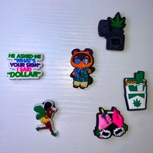 5pcs Assorted Jibbitz, Crocs Charms/ Crocs Accessories